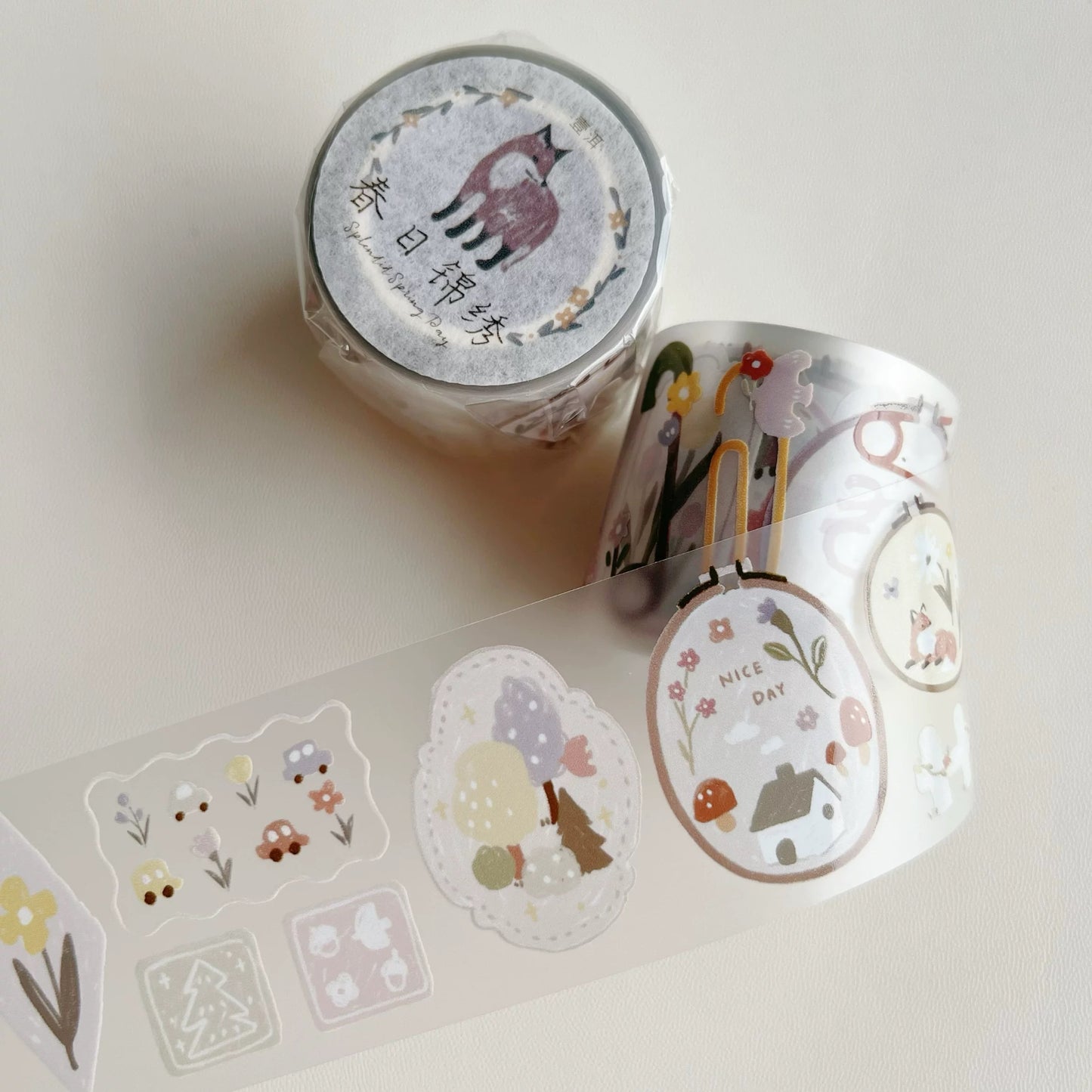 Yier Studio Splendid Spring Day Die-Cut Stickers