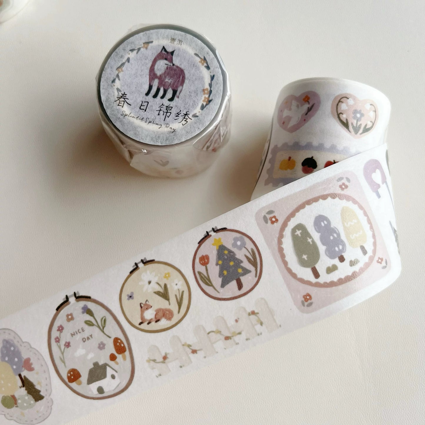 Yier Studio Splendid Spring Day Die-Cut Stickers