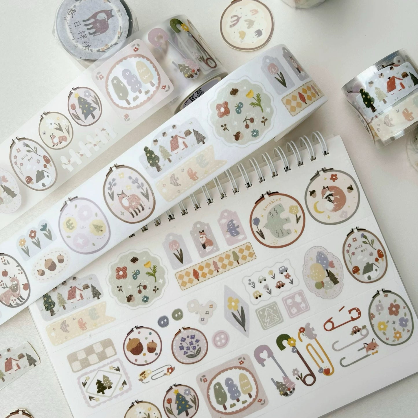 Yier Studio Splendid Spring Day Die-Cut Stickers