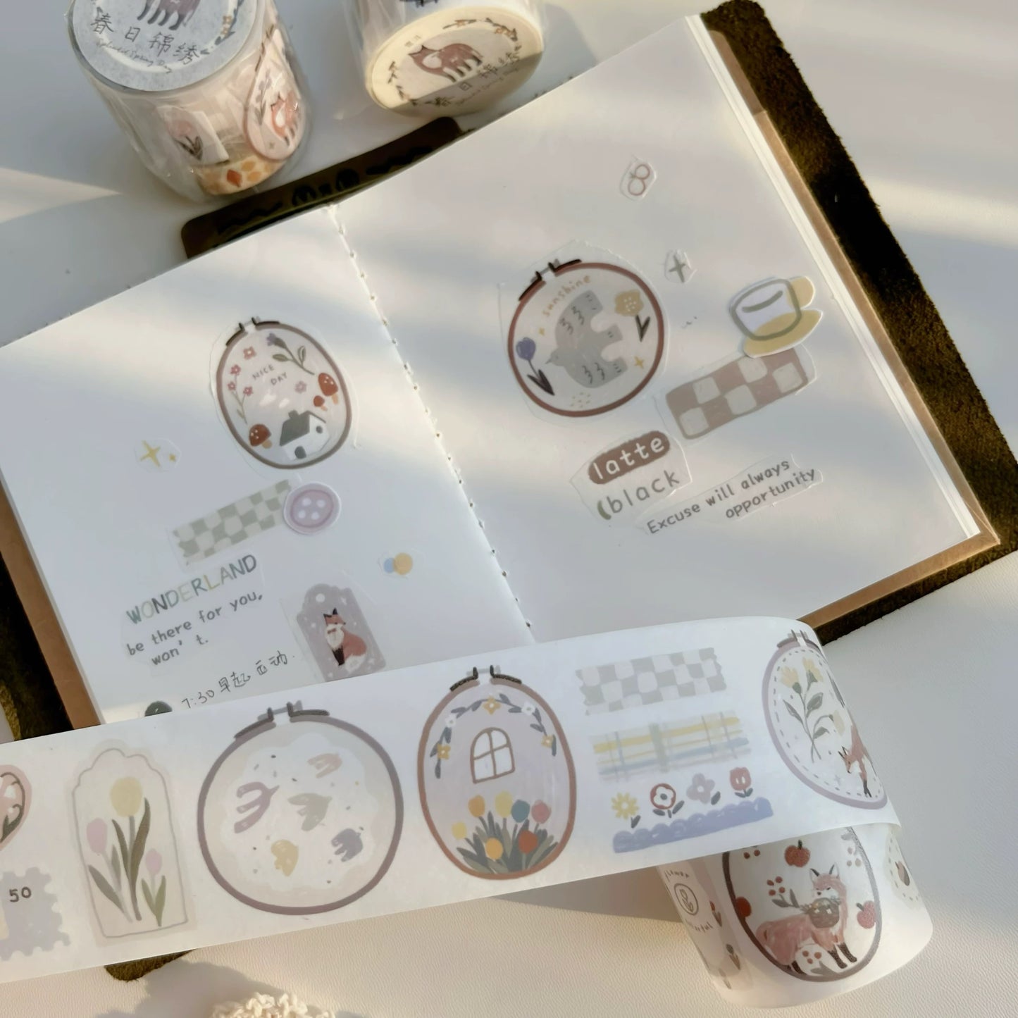Yier Studio Splendid Spring Day Die-Cut Stickers