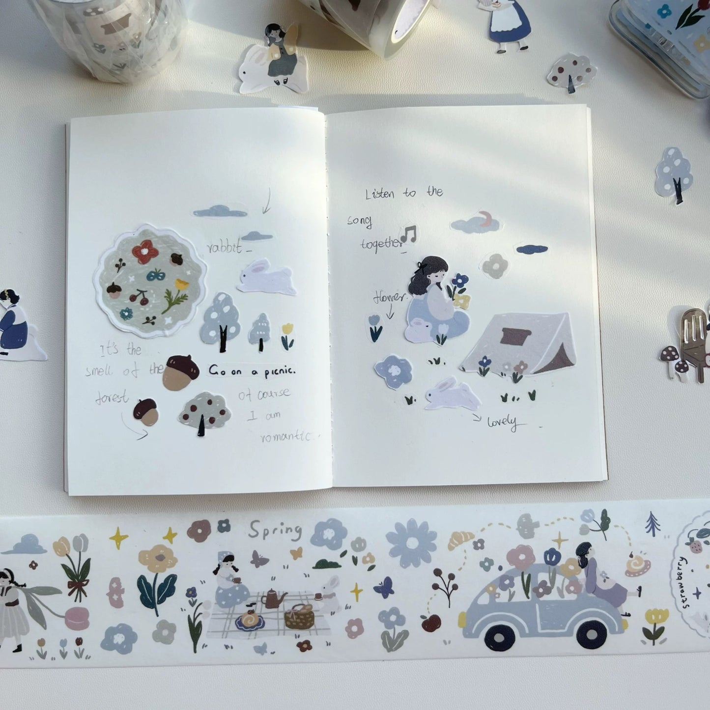 Yier Studio Picnic in the Forest Stickers