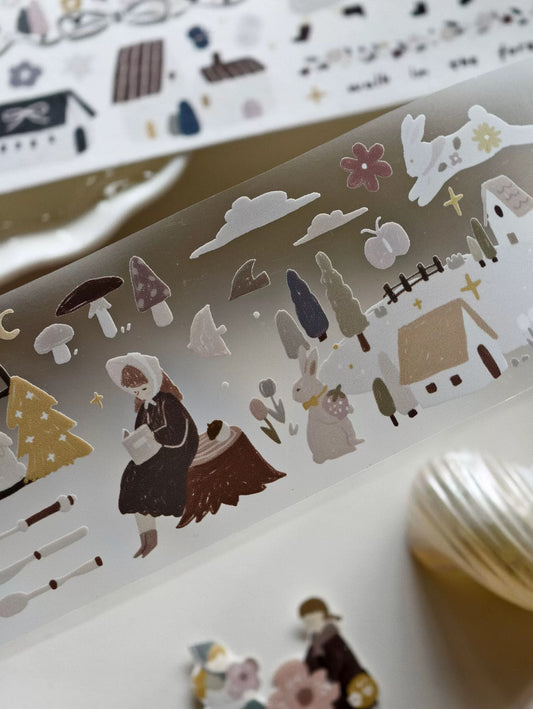 Yier Studio Afternoon Tea in the Fields Die-Cut Stickers